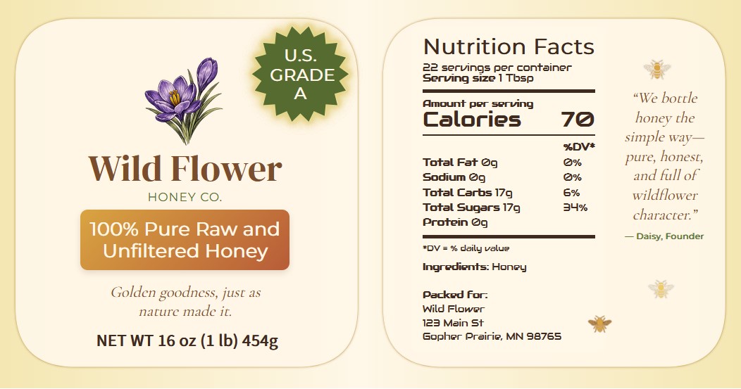 Product label
